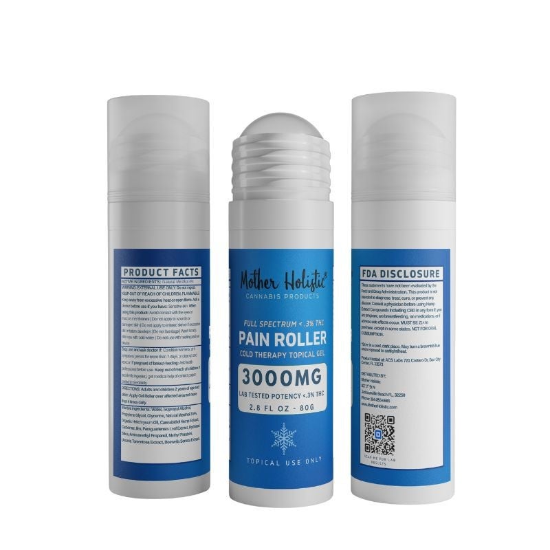 CBD XFreeze Gel Roller | 3000mg Full Spectrum Hemp Extract